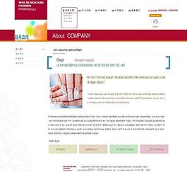 美甲網(wǎng)頁 二級(jí)頁面設(shè)計(jì)圖片