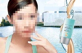 化妝品美女廣告圖片