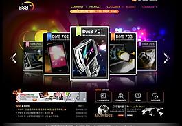 韩国网站模板图片
