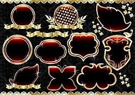 精致金邊標(biāo)簽設(shè)計(jì)