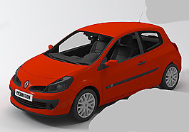 轎車 3d模型