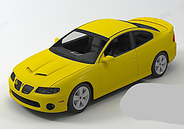 轎車 3d模型
