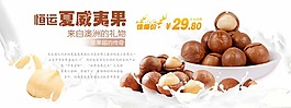 夏威夷果海報素材下載