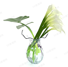 花瓶 3d模型
