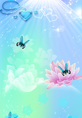 单色蓝
