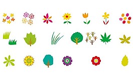 各種花草
