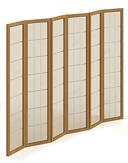 室內屏風模型