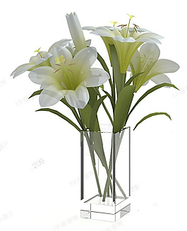 百合花模型
