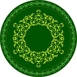 金色矢量花紋