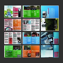 企業(yè)畫冊設(shè)計模板矢量素材