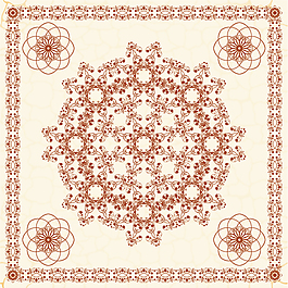 矢量花紋圖案