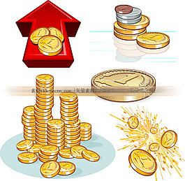金幣矢量圖