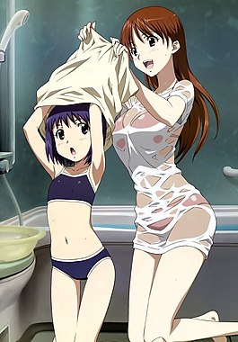 妈妈给女儿换衣服