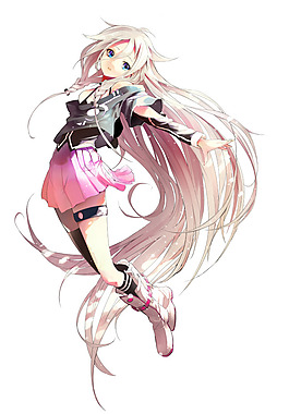 白色長發(fā)女生