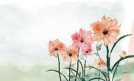 粉色花朵