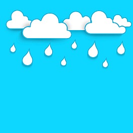 摘要背景與雨季水滴和云