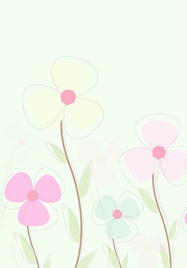 花元素背景