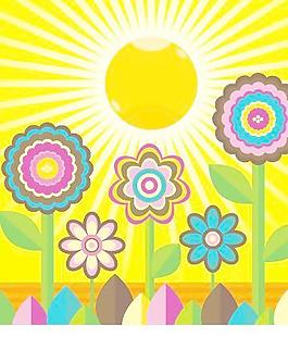 太陽花朵矢量圖