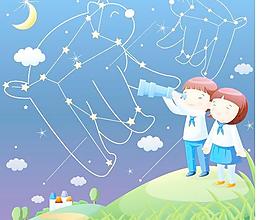 校園小學(xué)生矢量圖35
