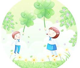 校園小學(xué)生矢量圖28