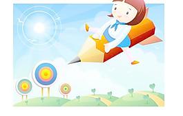 校园小学生矢量图04