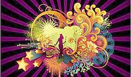 時(shí)尚女人與花紋矢量圖17