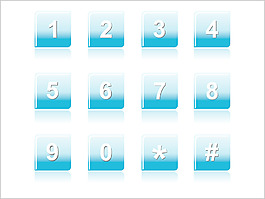 光澤圖標矢量集