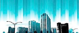 潮流城市建筑插畫矢量圖039