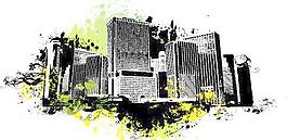 潮流城市建筑插畫矢量圖012