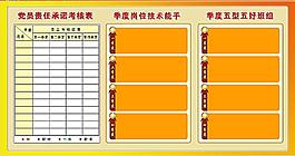 考核表圖片