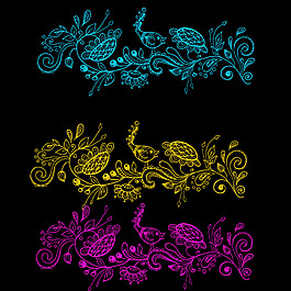 漂亮的花紋素材