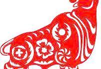 2009新春金牛剪紙矢量圖27