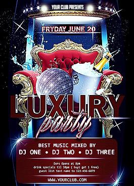 奢華派對海報圖片