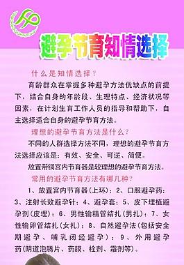 避孕节育知情选择
