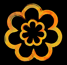 黃色花朵AE模板