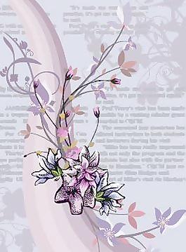歐美風(fēng)格花紋矢量圖典藏015