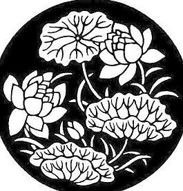 19937_布纹_黑白通花