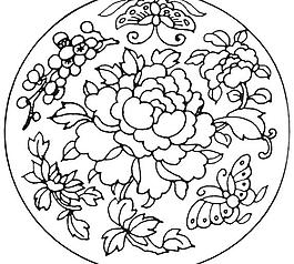 19321_布紋_黑白通花