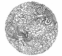 16260_布紋_黑白通花