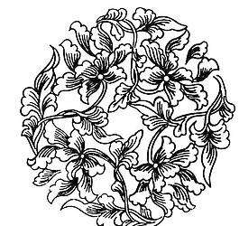 16254_布纹_黑白通花