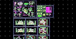 私人高档居住别墅二层设计施工图19x17