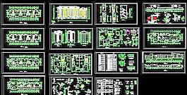 六層小區(qū)住宅樓框架結(jié)構(gòu)建筑施工設(shè)計(jì)圖