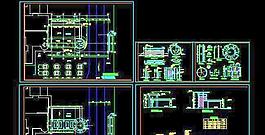 平屋頂小區(qū)辦公樓建筑施工設(shè)計圖