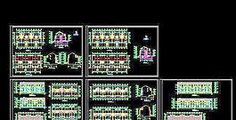 二层简易双拼住宅楼建筑施工设计图