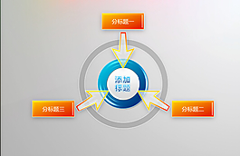 指向標題PPT模板