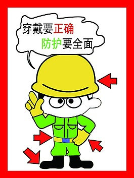 穿戴要正確