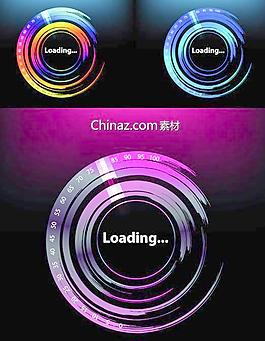 绚丽指标光圈矢量图下载
