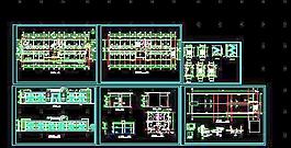 二层管理楼污水处理厂建筑设计施工图
