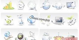 環(huán)保節(jié)能圖標(biāo)矢量圖下載