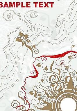 實(shí)用時(shí)尚花紋矢量圖庫(kù)061